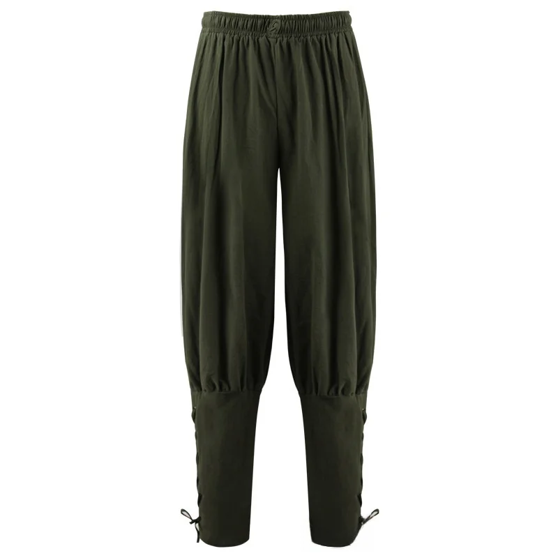 القرون الوسطى سراويل تقليدية فضفاضة loween لون نقي حزام القدم الصغيرة واي السراويل الطويلة الساخنة المرأة ملابس العرقية المرحلة زي