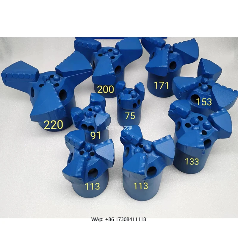 Foret de différentes tailles pour foret de puits d'eau avec forets de puits à 3 lames