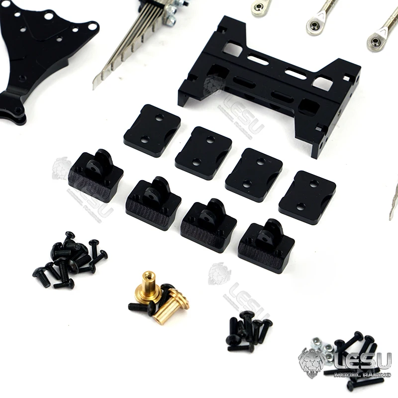 LESU RC 1/14 メタルリアデュアルサスペンションタミヤトラックトレーラー DIY モデルカーおもちゃスペアパーツ TH02082