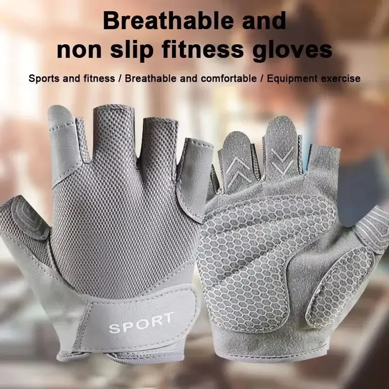 Leichte Unisex-Trainingshandschuhe für Gewichtheben, Radfahren, Training, Fitness, Rudern – Gym-Handschuhe mit ausgezeichnetem Griff