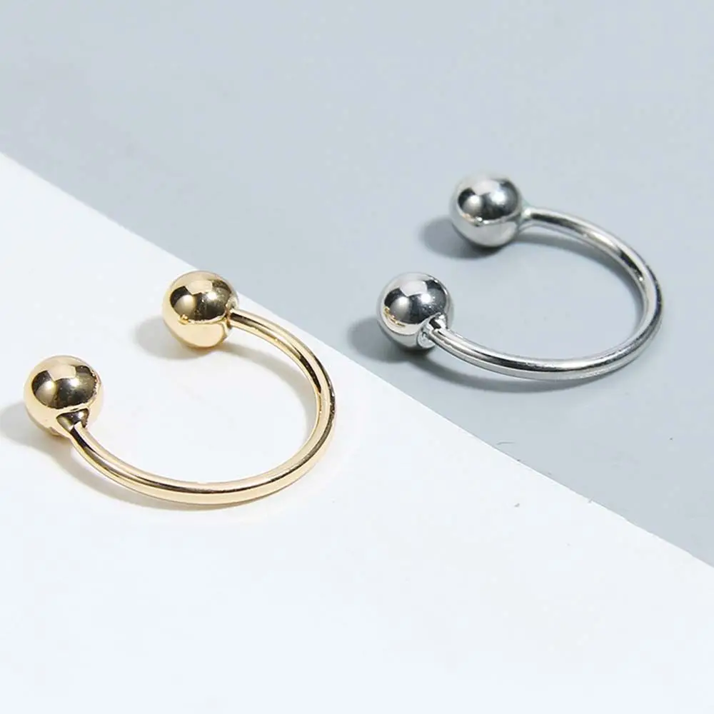 Wedding Party Minimalist Double Ball Male Open Knuckle Copper Women Unisex Rings Jewelry Joint Ring Copper Ring