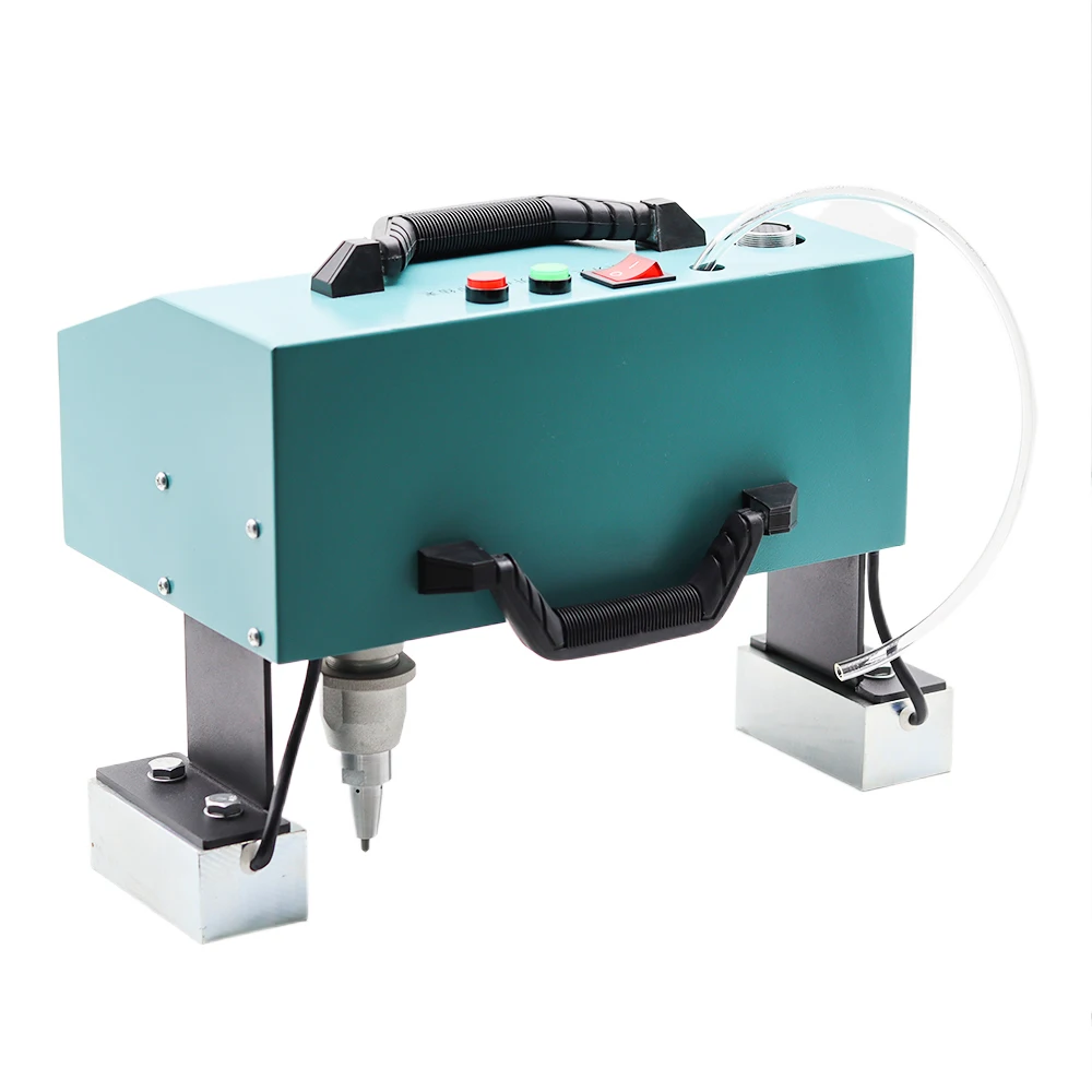 Portable Engraving Pneumatic Electric Marking Machine 160x90mm Touch Screen For Nameplate Cylinder Number Frame Chassis