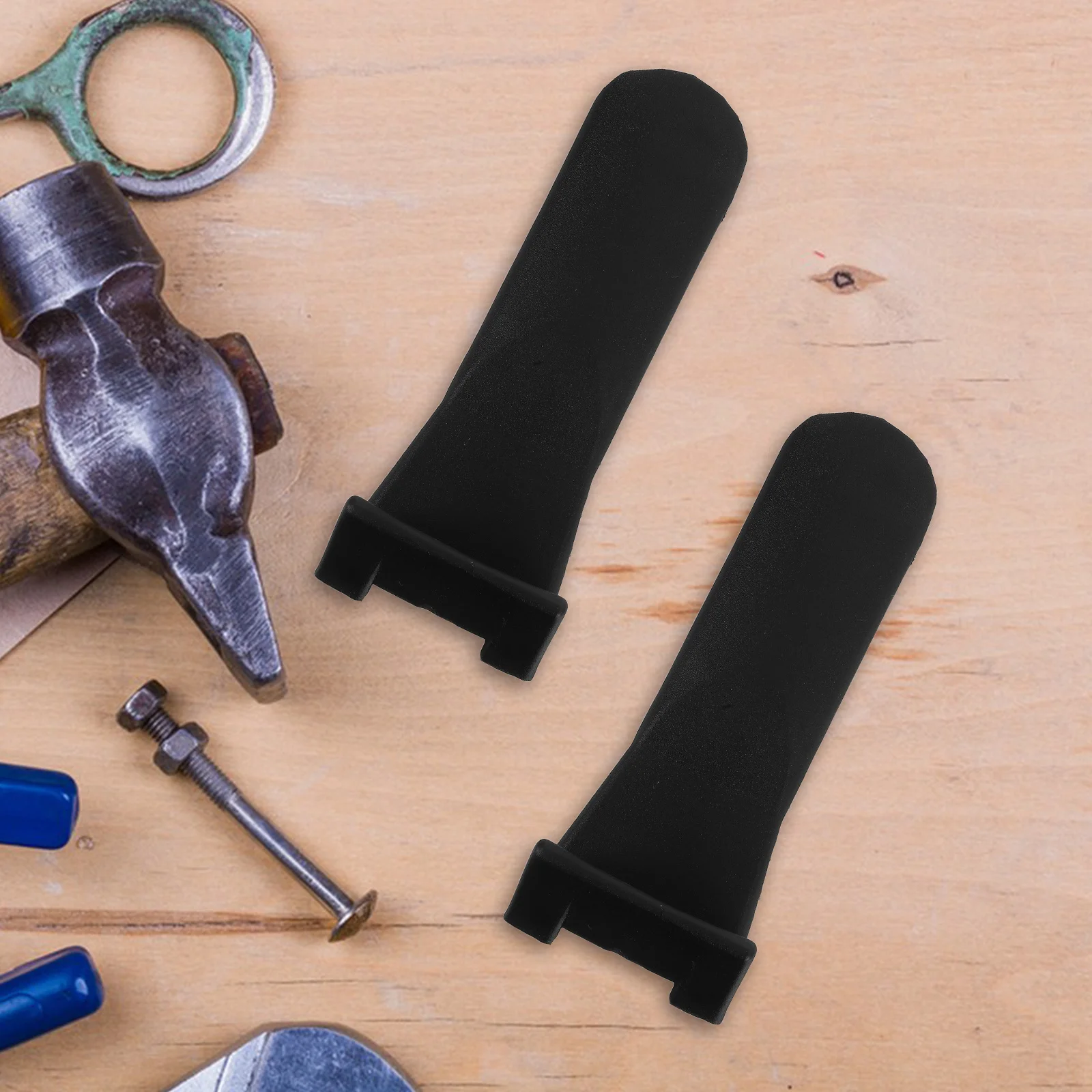 

4Pcs Tire Machine Jaw Cover Plastic Protectors for Car Motorcycle Truck Wheel Repair Durable Easy Operation Safety Seal