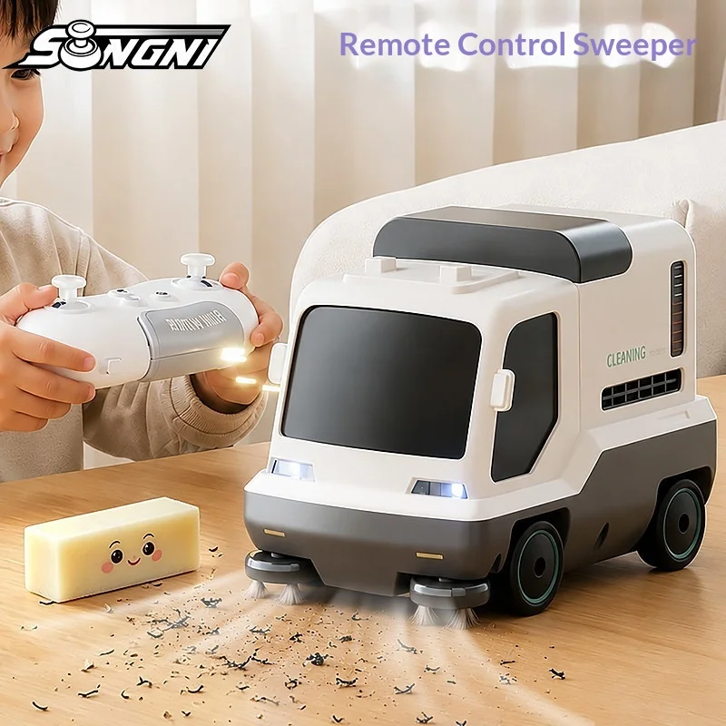 Mini RC Remote Control Vacuum Cleaner Car Drift Desktop Cleaning Truck 2.4G Wireless RC Toy Car Creative Birthday Gift view 6