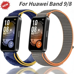 Nylon Loop Band for Huawei Band 10/9/8 Sport Bracelet Wristband for Huawei Band 10 Wrist Strap Adjustable Watchband Accessories