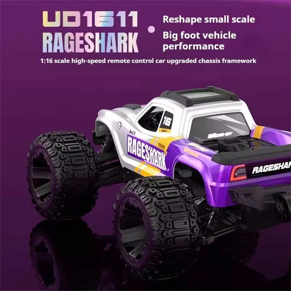 UDIRC 1611 RTR 1/16 2.4G 4WD 30 km/u RC Auto Hoge Snelheid Off-Road Truck Volledige Proportionele Voertuigen modellen Olie Gevulde Schokken Speelgoed