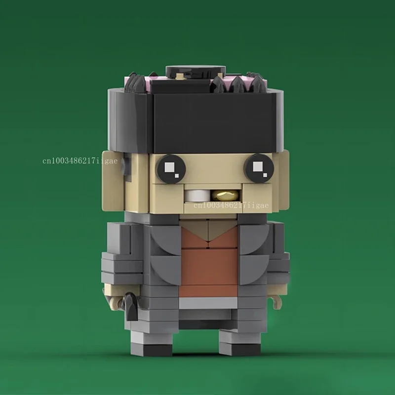 MOC Home Aloned Brickheadz كيفن نموذج اللبنات أفلام عمل أرقام MOC-131256 فكرة مجموعة تجميع الطوب اللعب الهدايا