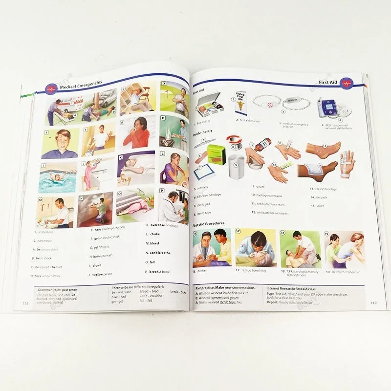 OPD Oxford Picture Dictionary Third Edition Original Children's English Learning Tool Book