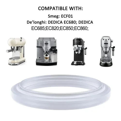 커피 머신 주둥이 실리콘 도장 액세서리, DeLonghi EC685 EC680 EC850 860 용 O링, 커피 메이커 부품 교체, 1 개 