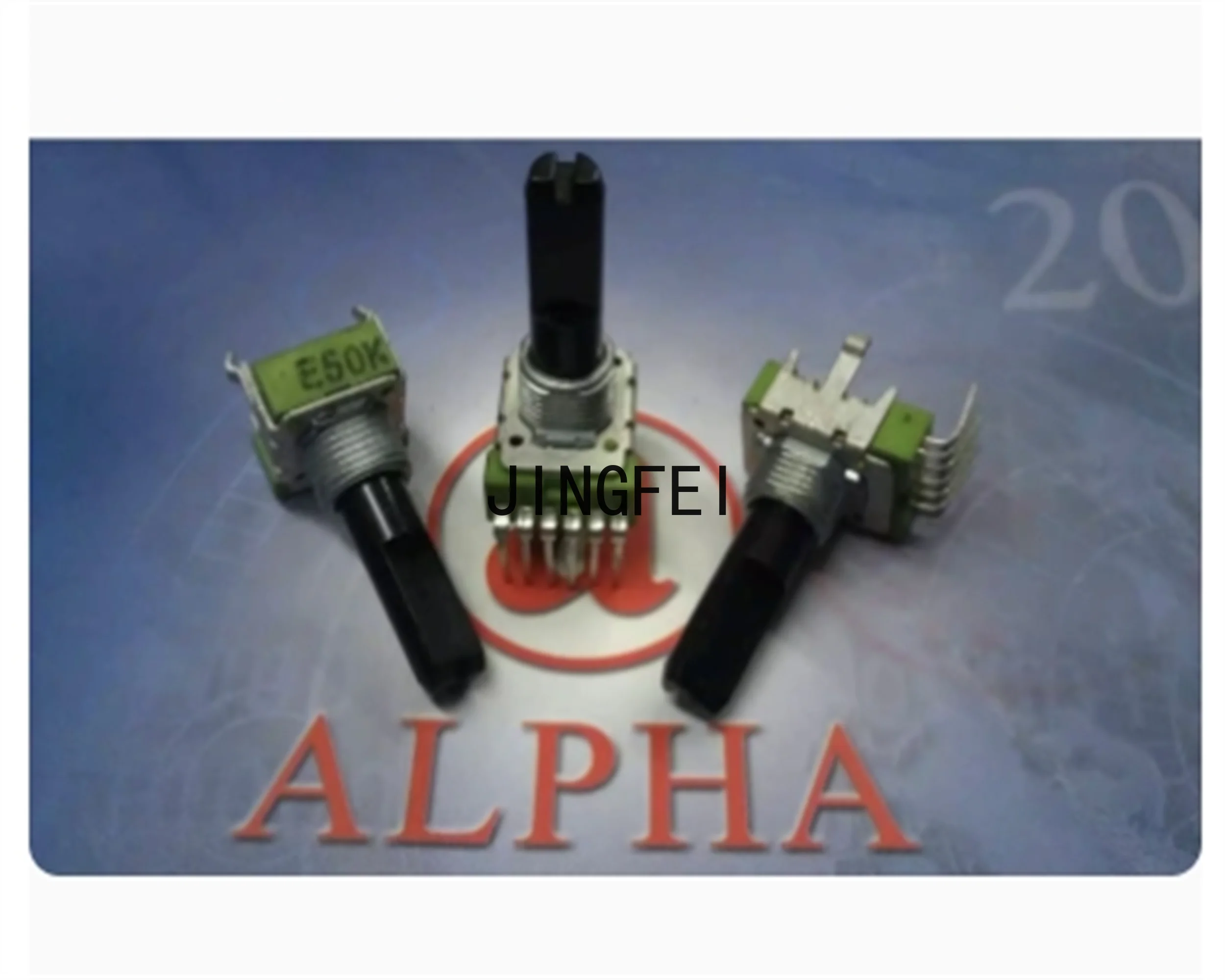 3 PCS  RK12 potentiometerTaiwan ALPHA  E50K 23MM shaft with midpoint