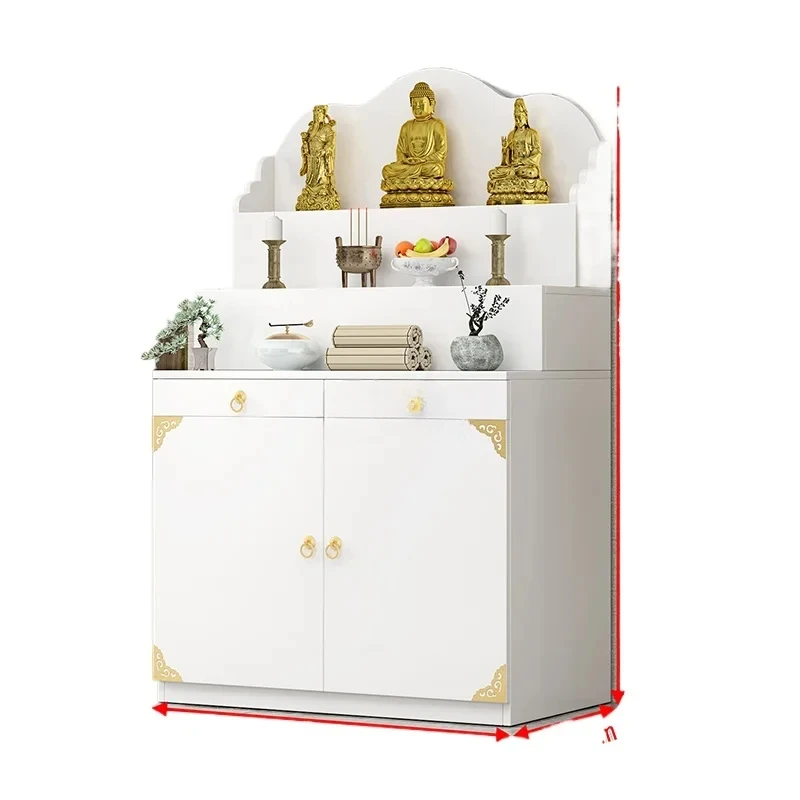 

Современная роскошная китайская бодхисаттва Enshi, лесной бог богатства, коробка для дань, домашний шкаф для благовоний, средний зал