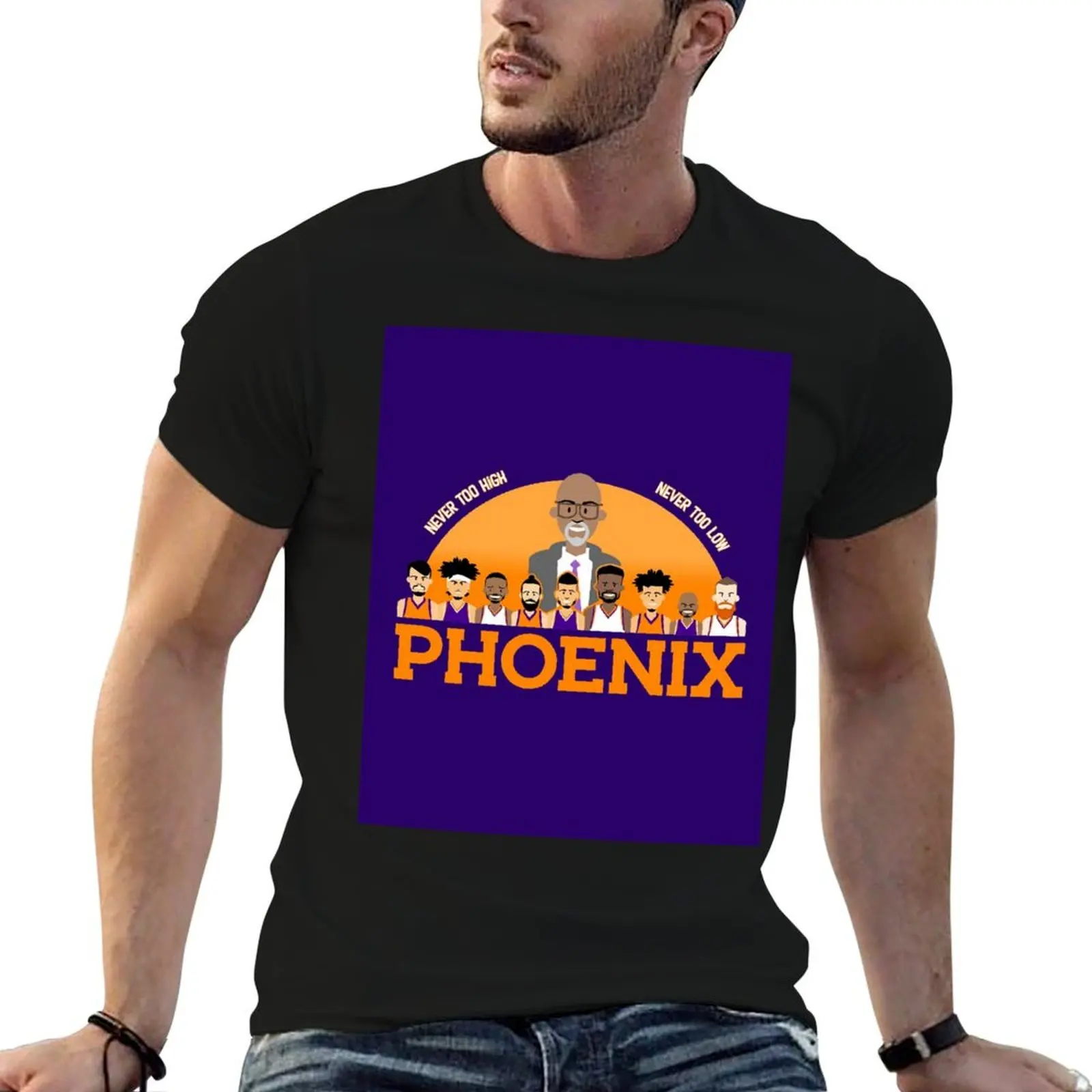 Phoenix 2020 lineup T-Shirt Relaxed Fit Casual Short Sleeve Top