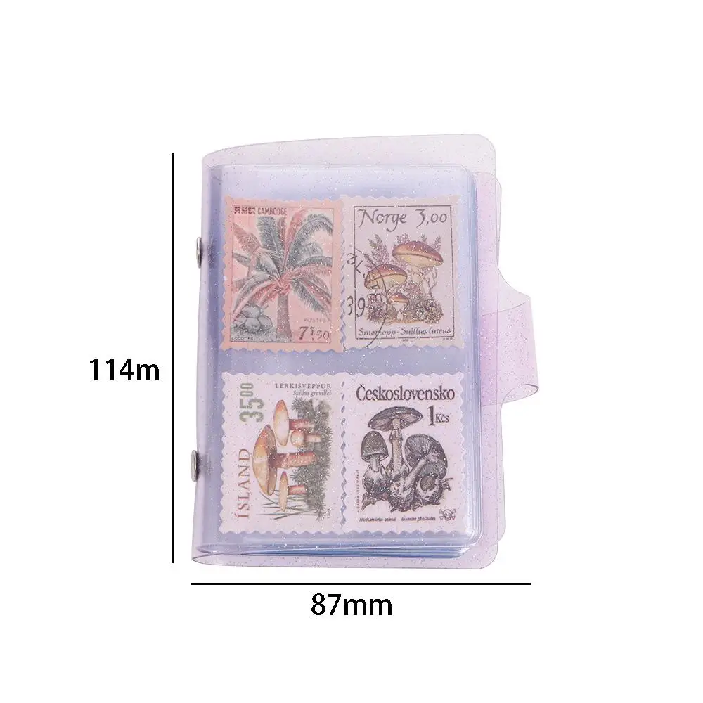 التصوير الفوتوغرافي عالية الجودة هلام اللون بطاقة الأسهم لومو بطاقات المجلدات ألبومات Instax ألبوم صور ألبوم حامل بطاقة ألبوم صور صغير #6