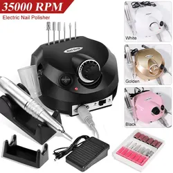 35000 RPM Electric Nail Drill Machine Mill Cutter Sets for Manicure Nail Tips Manicure Electric Nail Pedicure File