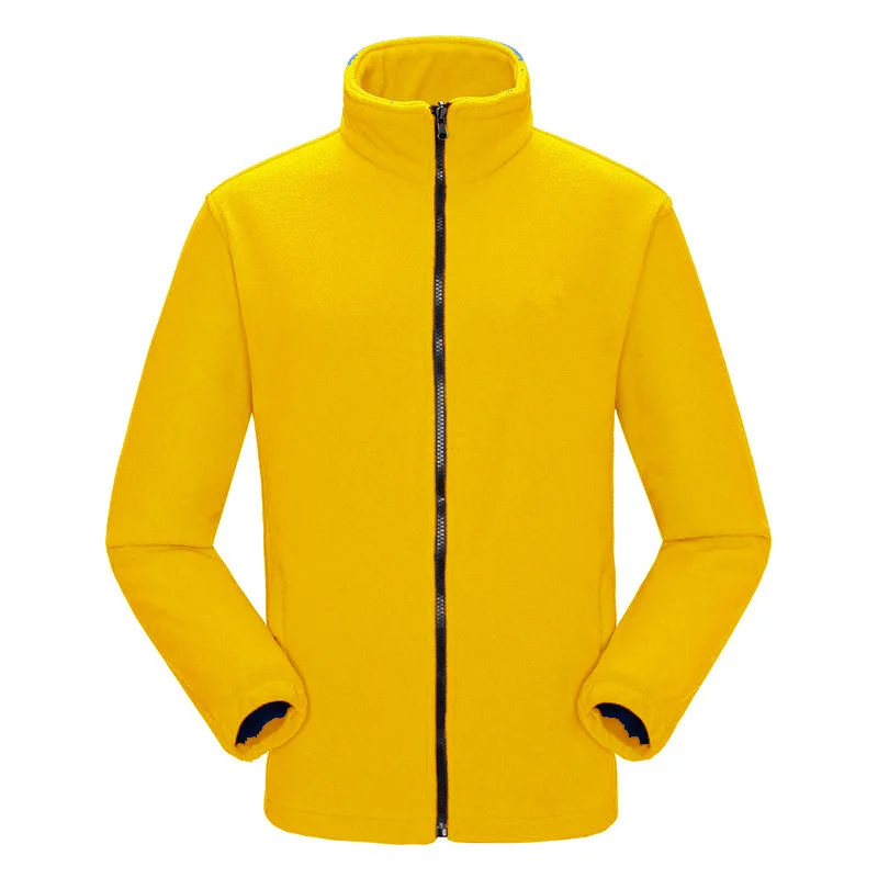 Chaqueta ajustada de lana para hombre, suéter táctico informal con cuello vuelto, chaqueta sólida con cremallera, abrigo cálido de invierno