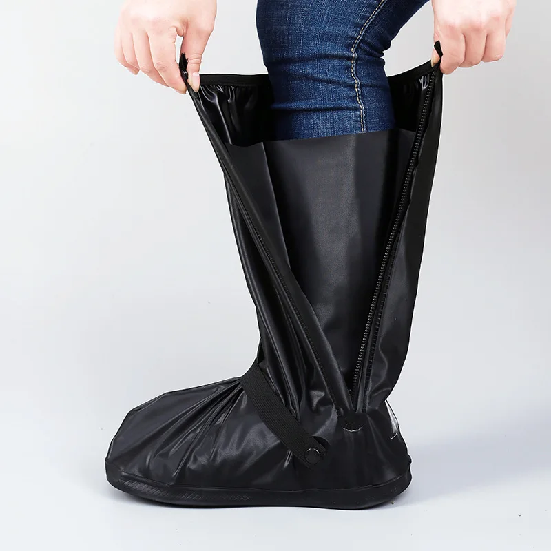 

High Rain Boot Cover for Outdoor Riding Men and Women Adults Waterproof Rainy Season Rain Boot Cover Water Proof Shoes