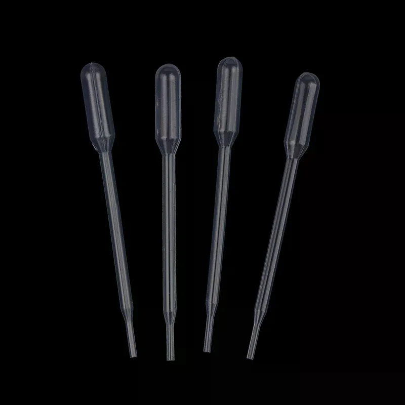 100Pcs 0.5ML Plastic Disposable Pipettes Squeeze Transfer Pipettes Dropper For Silicone Mold UV Epoxy Resin Jewelry Making
