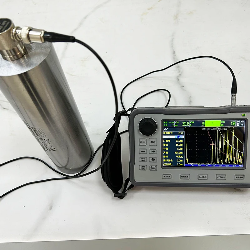 Ultrasonic Flaw Detector Crack Loose Pore Inclusion Detection Machine B Scan AVG DAC Curve Flaw Testing Equipment view 5