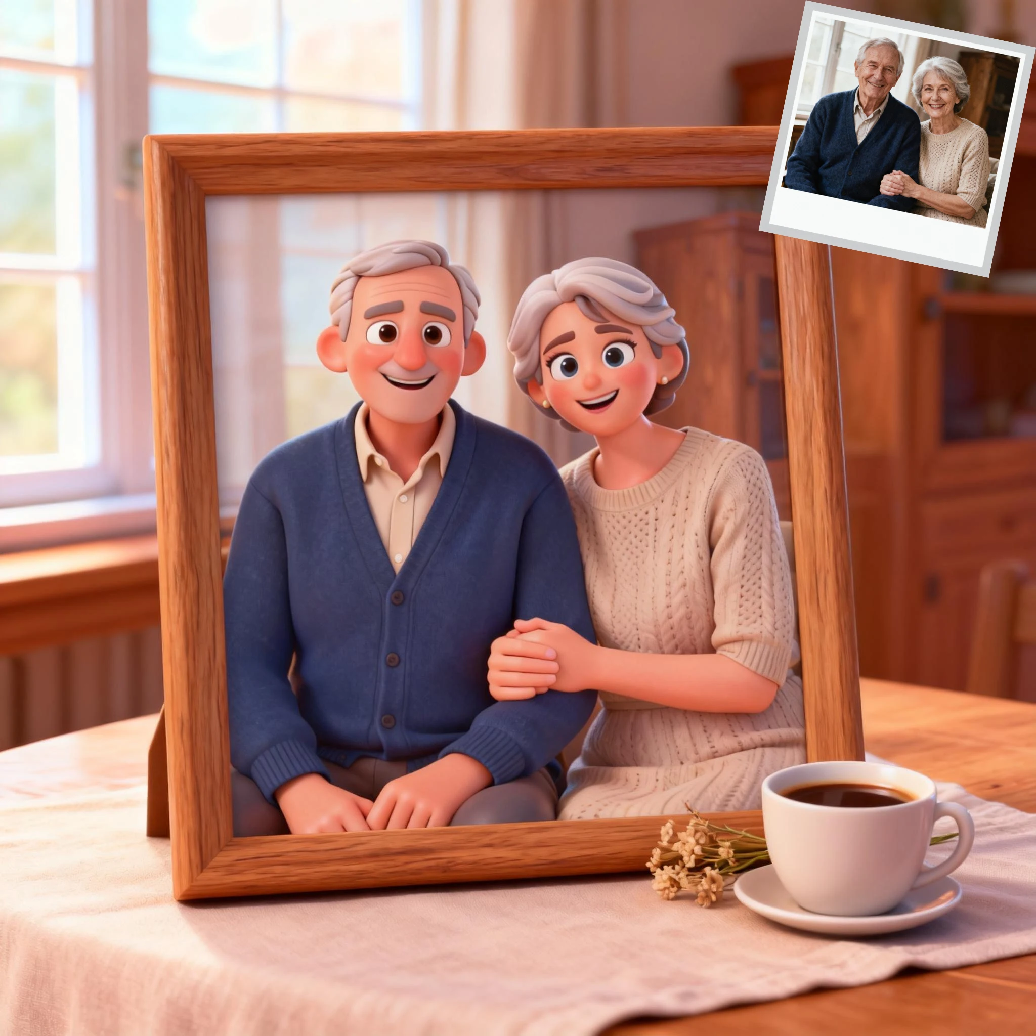 مخصص الكرتون نمط قماش المشارك المطبوعة صورة زوجين الأسرة الحيوانات الأليفة شخصية اللوحة لغرفة المعيشة الحديثة ديكور المنزل