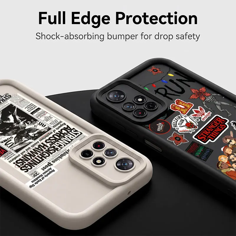 S-Stranger things Shockproof Phone Case For Xiaomi Redmi Note 8 9S 10S 11 Pro Plus 12S 13 Pro+ 14S 15 Pro Plus Cover view 2