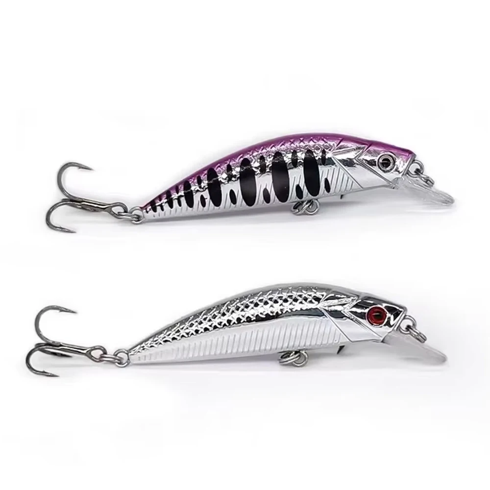 56mm 6g Sinkender Minnow Angelköder Forellen-Kunstköder Jerkbait Weitwurfköder Stream-Tackle Swimbait Angelzubehör