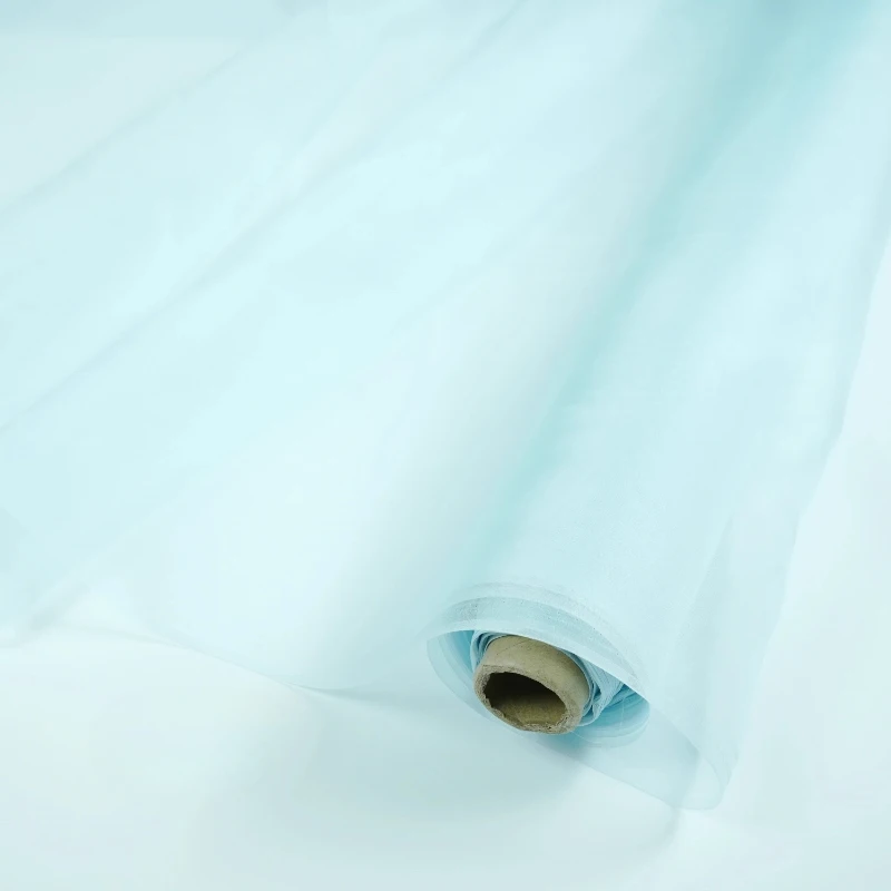 

100% Mulberry Silk Organza Fabric Solid Color Sheer Hanfu Blouse Vest Shirt DIY Sewing Soft Breathable Fashion Fabric