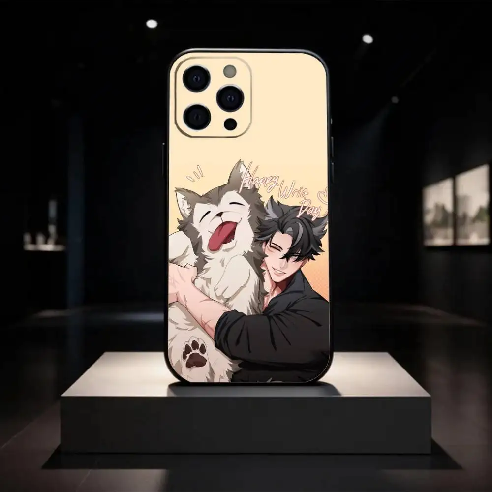 G-Genshin Impact Wriothesley  Phone Case Silicone Soft For IPhone 17 16 15 14 13 12 11 X XR Plus Pro Max Plus