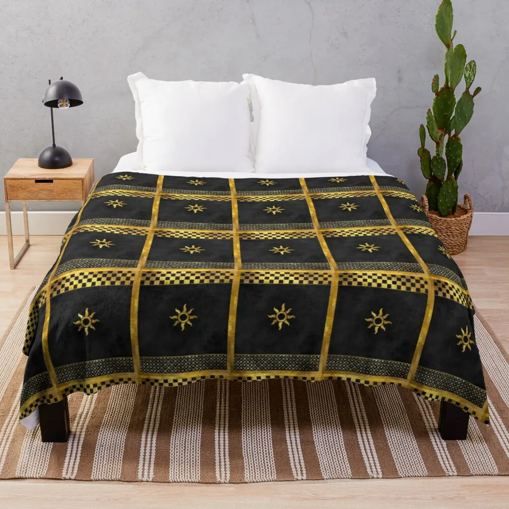 Nilfgaard Emblem Throw Blanket Flannel Fabric Stuffed Blankets