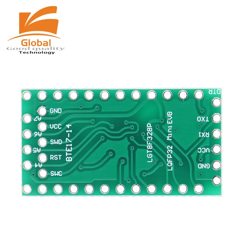 1 قطعة LGT8F328P-LQFP32 MiniEVB يحل محل Pro Mini ATMEGA328P متوافق تمامًا