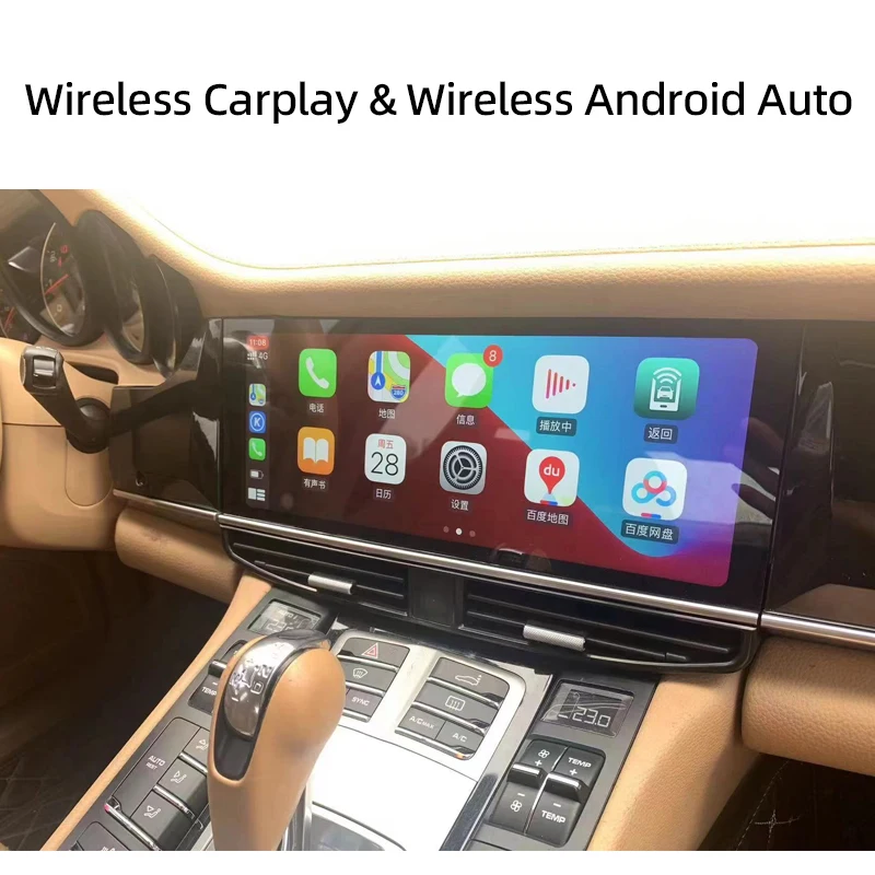 12.3 Inch Dvd Autoradio Stereo Android Touchscreen Multimedia Speler Carplay Gps Navigatie voor Porsche Panamera 2010-2016