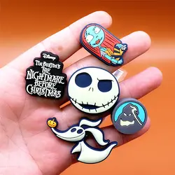 Original 1pcs Ghost PVC Shoe Charms Decorations Funny Skeleton Monster Dog Designer Shoes Buckle Accessories Clog Pins Accessory