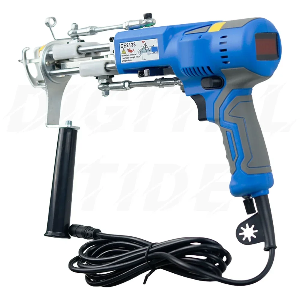 AK-V borstelloos tuftpistool 2 IN 1 Tapijt Tuften Pistool Tuften Machine Gesneden Stapel en Lus Stapel DIY Gereedschap - afbeelding 2