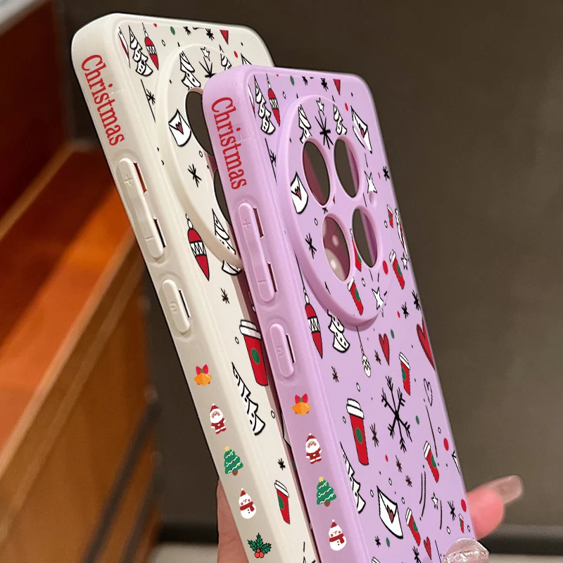 Schlanke, weiche TPU-Silikon-Handyhülle für OnePlus 13R 13 12 12R 11R 5G, stoßfeste Weihnachtsgeschenk-bedruckte Abdeckung für OnePlus Ace 5 3 2
