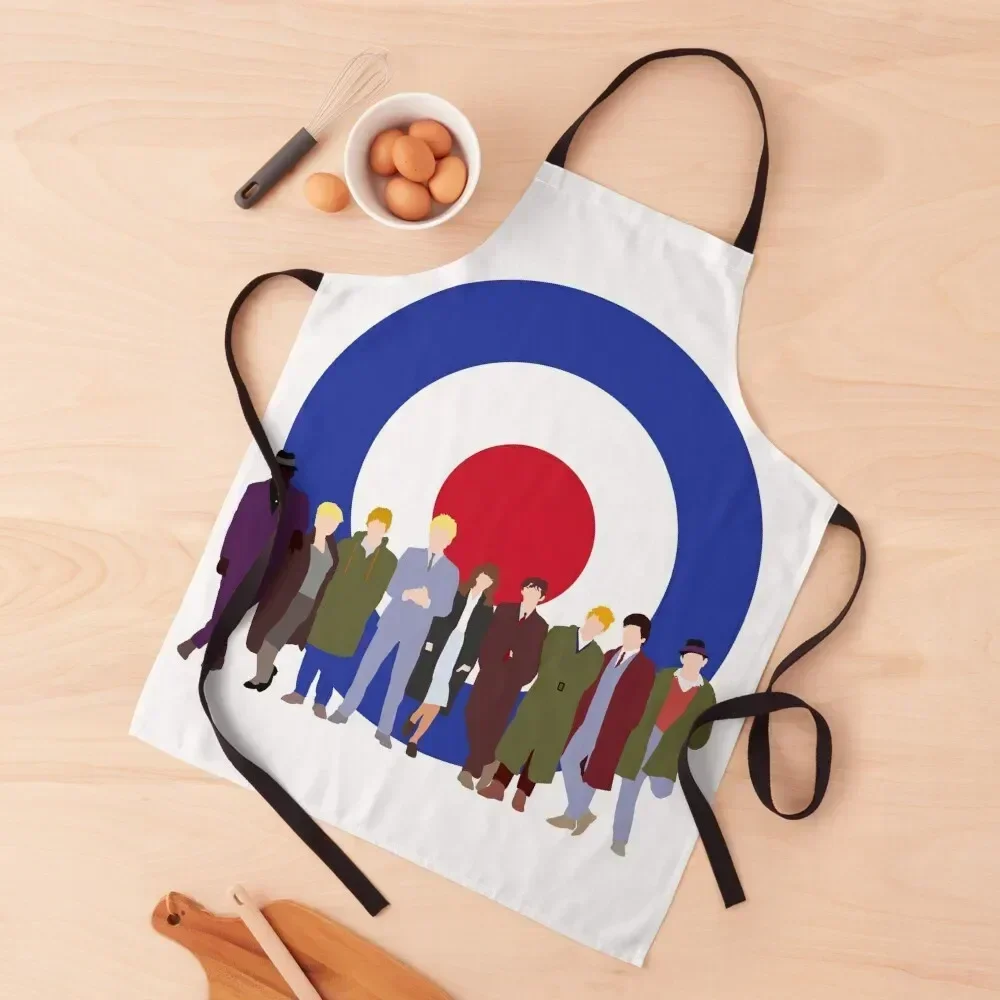 Quadrophenia mod target Apron with personal logo For Women Chef jacket men Apron