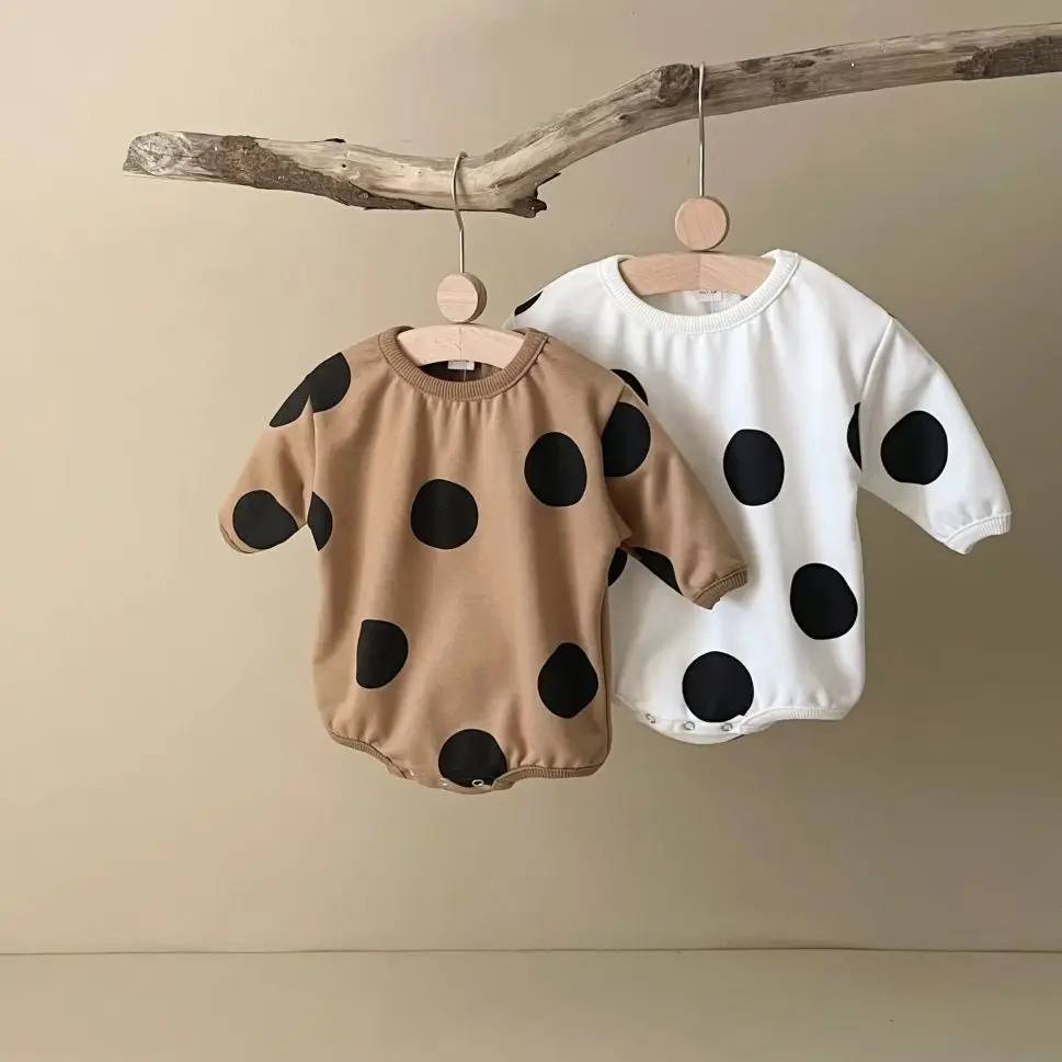 2023 Autumn Baby Girls Clothes Jumpsuit Boys Long Sleeve Cotton Romper Toddler Infant Outfit Bodysuits