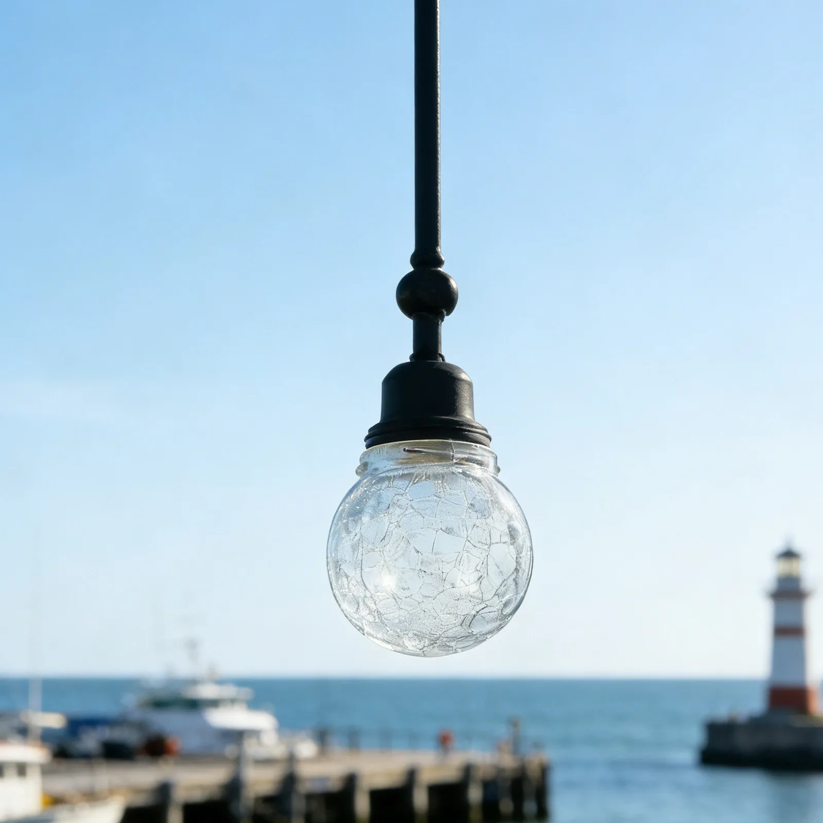 

8 шт. прозрачных стеклянных плафонов с эффектом кракле для уличных светильников, ванных комнат, парков и садов, диаметр 8 см