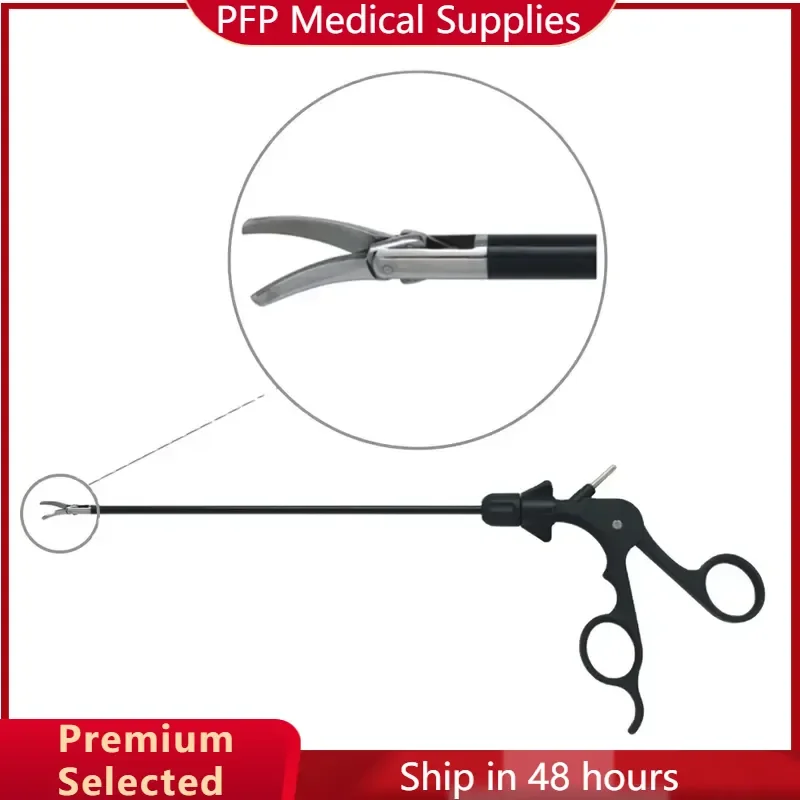 AP06 for Surgery 5mm Double Acting Curved Scissors Instruments