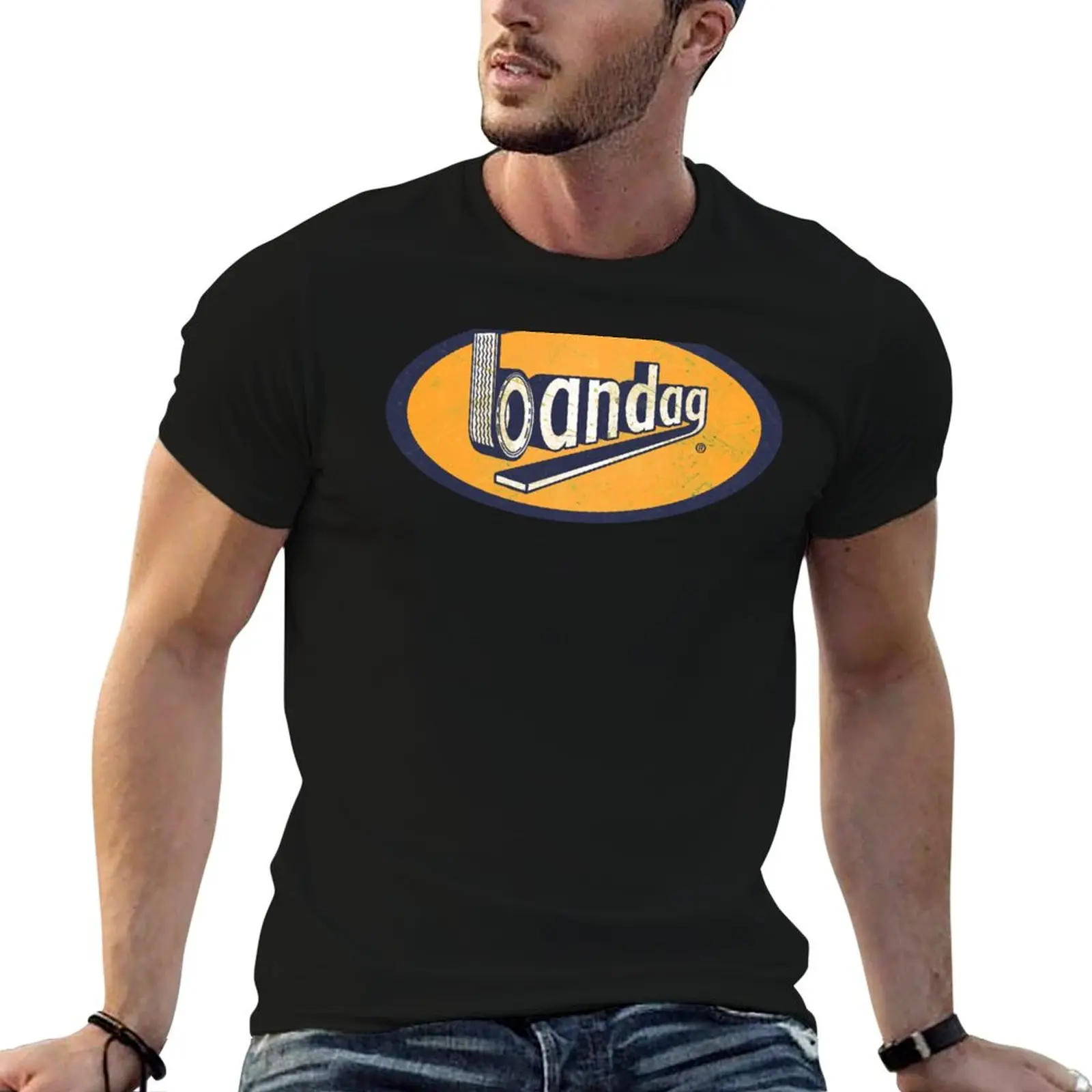 Bandag Tyres Vintage Automotive Rethread T-Shirt plain vintage t shirts Aesthetic clothing funny t shirts men