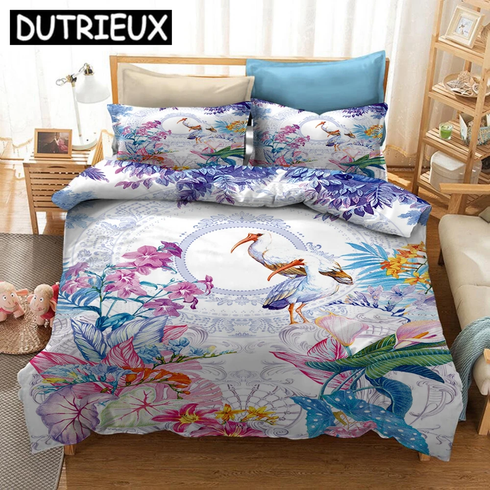 

Flowers And Plants 3D Printed Bedding Set Duvet Covers Pillowcases Comforter Bedding Set Bedclothes Bed Linen