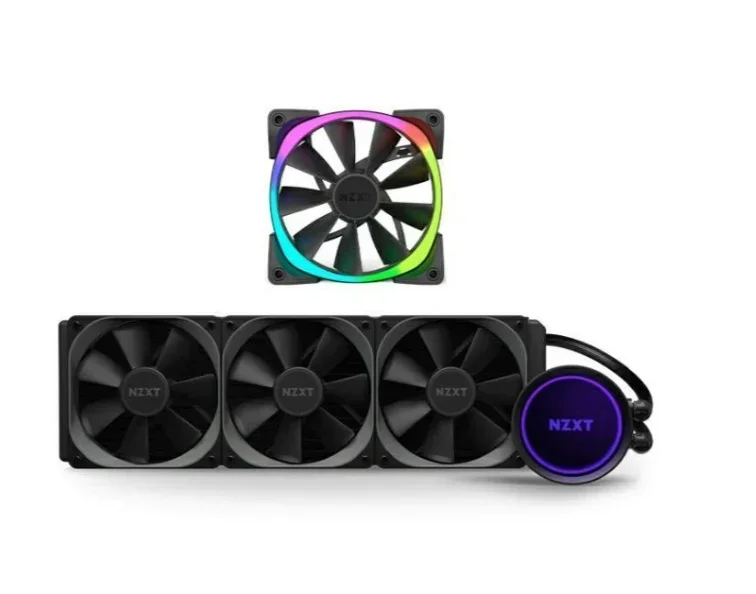 NZXT Kraken X73 Liquid Radiator CPU Water Cooler  3 Fans for Gaming PC