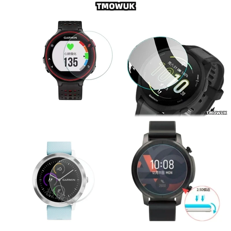 

For Forerunner 45 55 158 220 235 245 255 255s 620 635 Tempered Glass Anti-Scratch 9H Screen Protector For GPS Watch