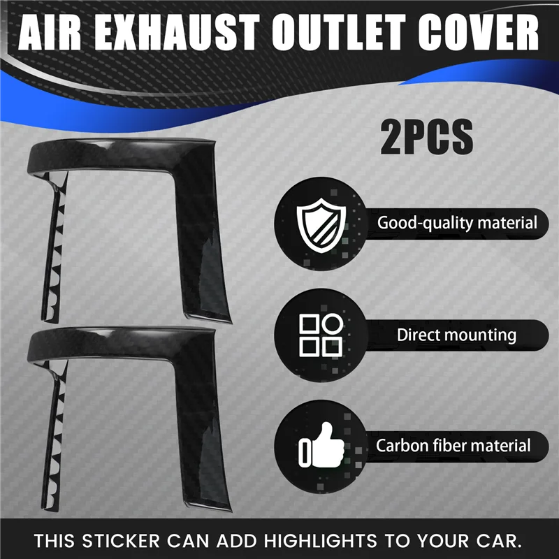 

ABPP-Door Side Air Vent Outlet Cover Trim For BMW MINI F55 F56 F57 2014-2020 Dashboard Air Vents Decorative Sticker