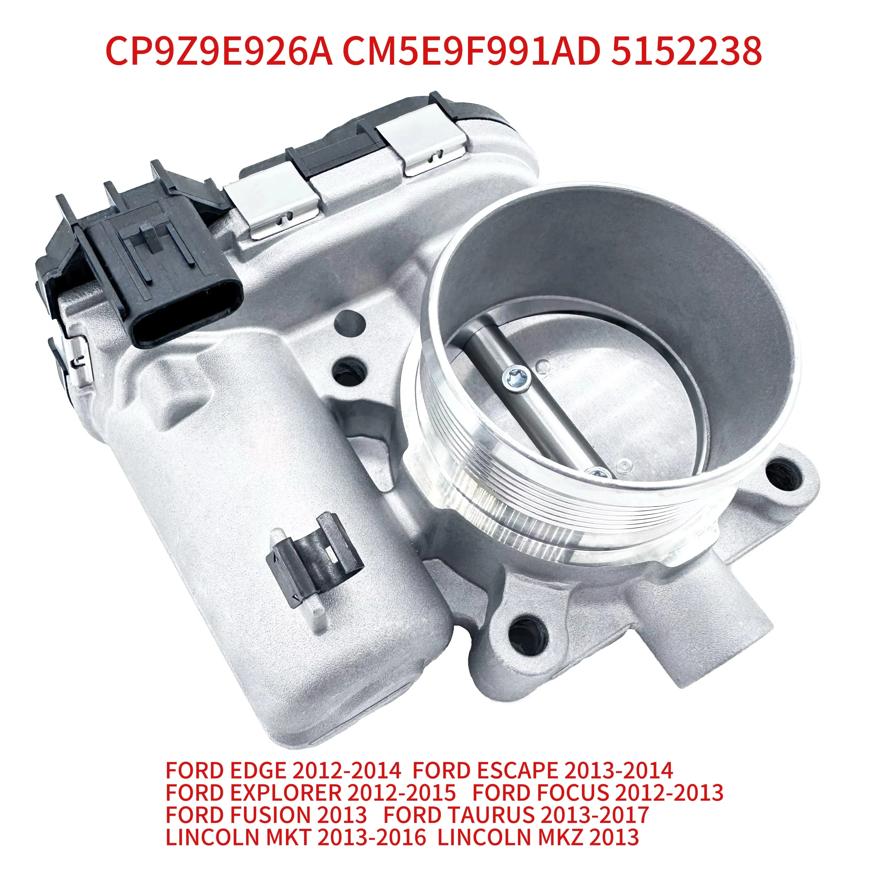 

Electronic Throttle Body for Ford Edge Escape Explorer Taurus Special Service Police Sedan&Lincoln MKT/MKZ/MKX 2012-2016, 2.0L