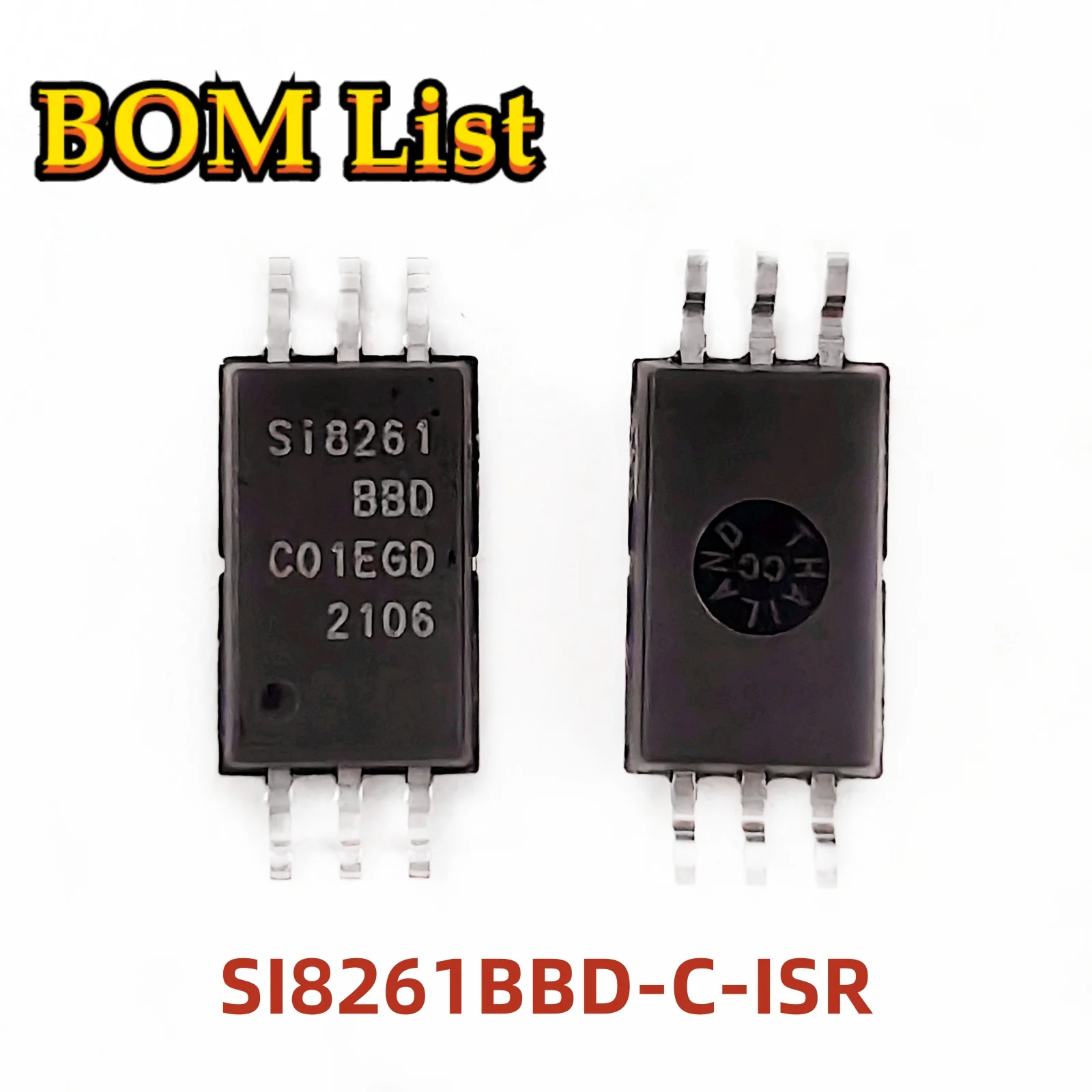 New original SI8261BBD SI8261BBD-C-ISR 4A 5KV Gate Driver Capacitive Coupling 6-SDIP for PSU Power Supply