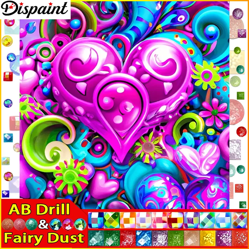 Dispaint Fairy Dust AB 5D Diy Diamond Painting Cross Stitch 