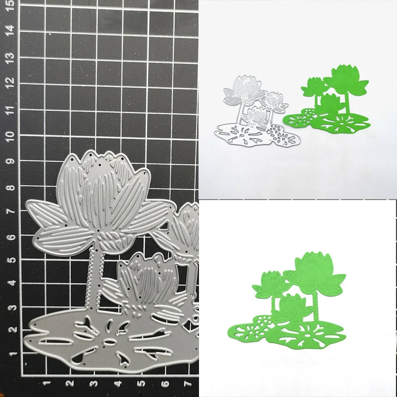 

Lotus Craft metal cutting dies cut die mold Scrapbook paper craft knife mould blade punch stencils dies