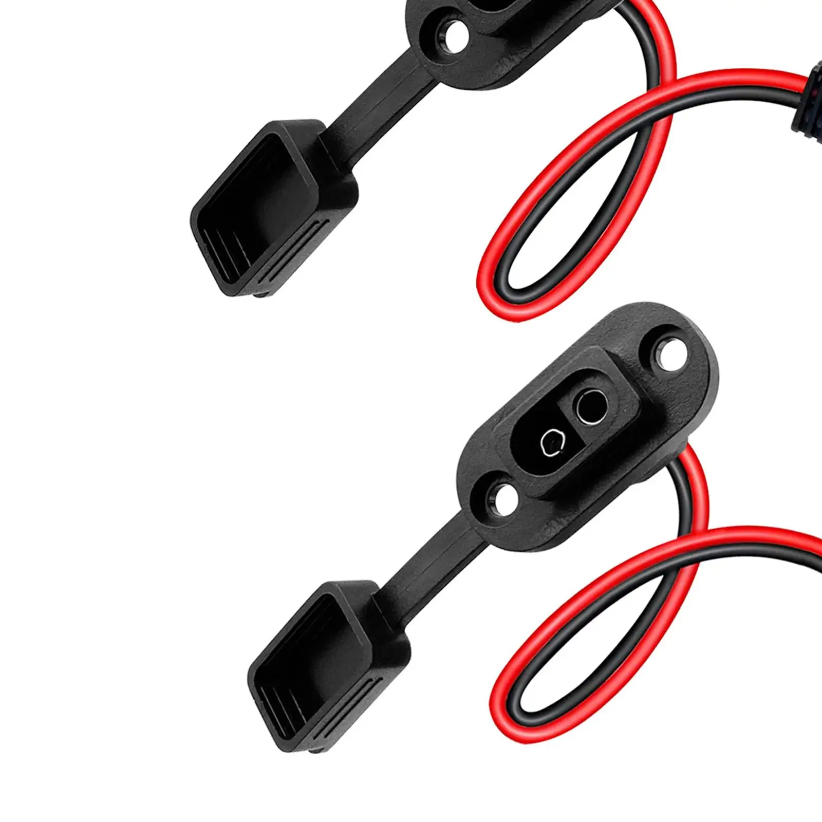 2x SAE Socket Quick Connect Disconnect 12AWG cavo di prolunga SAE per impieghi gravosi