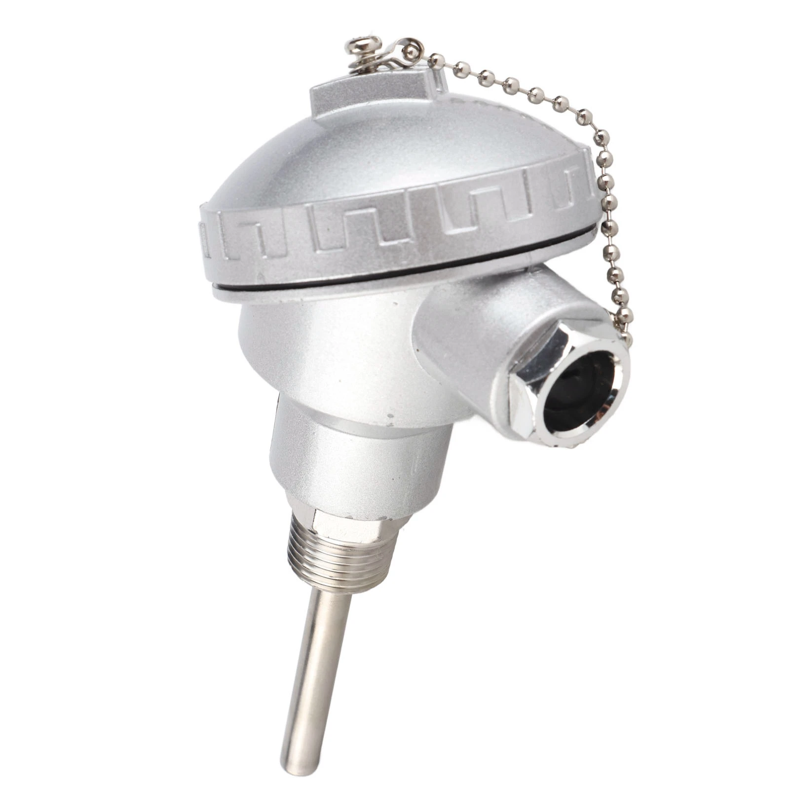 Resistance Temperature Detector PT100 Temperature Sensor Probe 1/2" NPT Thread Thermocouple Terminal Head Temperature Sensor image 6