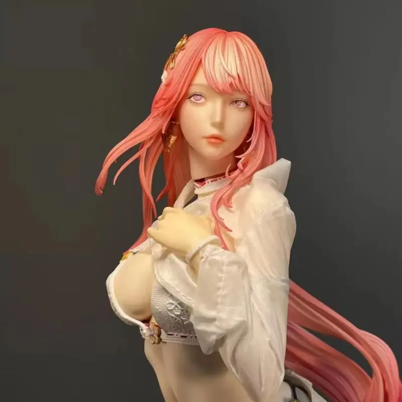 53 سنتيمتر Genshin تأثير miHoYo Yae Miko الملابس 1/4 بولي كلوريد الفينيل عمل الشكل أنيمي نموذج لجسم اللعب لعبة جمع دمية هدية