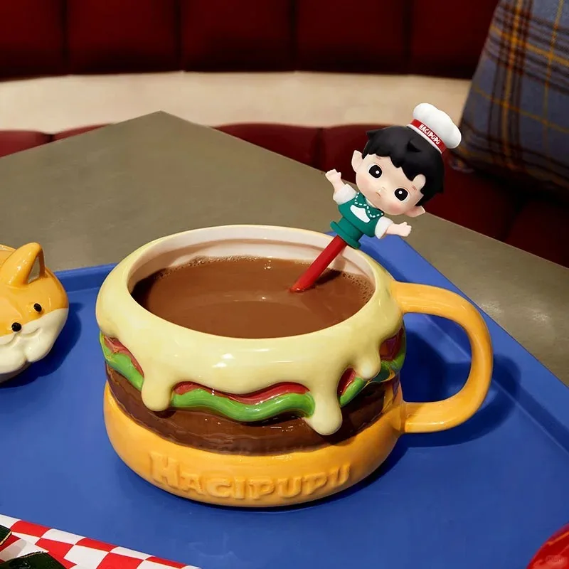 الأصلي POPMART HACIPUPU الدورية آلة الوقت سلسلة أكواب السيراميك لعبة أنيمي عمل الشكل مفاجأة هدية عيد ميلاد #6